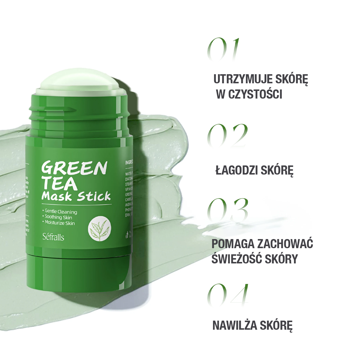 GreenMask® – Głębokie oczyszczanie twarzy (Oferta 2 w cenie 1)