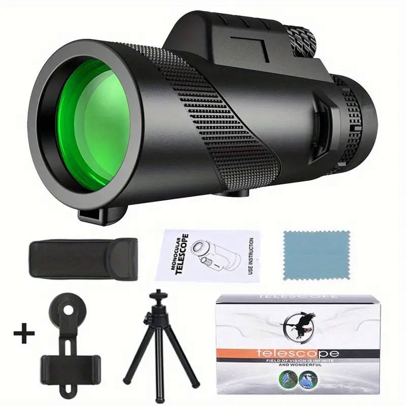 Monocular telescope with mobile stand